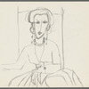 Noted on verso "Probably Marie Louise Brown"