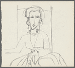 Noted on verso "Probably Marie Louise Brown"
