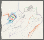 Untitled [Nude face down on bed]