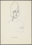 Untitled [Figure with bobbed hair, crossed arms]