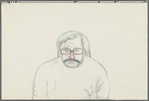 Untitled [Man with mustache and glasses]