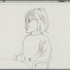 Untitled [Seated woman facing left]