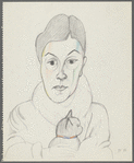 Untitled [Figure holding cat]