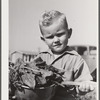 Woodville, California. FSA (Farm Security Administration) farm workers' community. Son of an agricultural worker