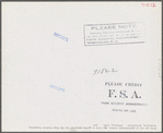 Woodville, California. FSA (Farm Security Administration) farm workers' community. Wife and son of an agricultural worker who live in a garden house