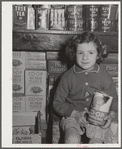 Tulare County, California. Tenant purchase clients' cooperative store. Daughter of a farmer