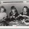 Woodville, California. FSA (Farm Security Administration) farm workers' community. Schoolchildren