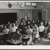 NYA (National Youth Administration) girls who live at the resident center at the FSA (Farm Security Administration) farm workers' community. Eleven Mile Corner, Arizona