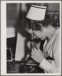 Eleven Mile Corner, Arizona. Cairns General Hospital. FSA (Farm Security Administration) farm workers' community. Laboratory technician