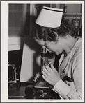 Eleven Mile Corner, Arizona. Cairns General Hospital. FSA (Farm Security Administration) farm workers' community. Laboratory technician
