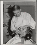 Dental clinic at the Cairns General Hospital at the FSA (Farm Security Administration) farm workers' community. Eleven Mile Corner, Arizona