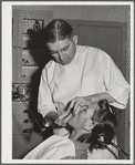 Dental clinic at the Cairns General Hospital at the FSA (Farm Security Administration) farm workers' community. Eleven Mile Corner, Arizona
