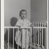 Little girl who is a patient at the Cairns General Hospital at the FSA (Farm Security Administration) farm workers' community at Eleven Mile Corner, Arizona