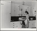 Phoenix, Arizona. Camelback Farms, FSA (Farm Security Administration) project. The kitchen of a house