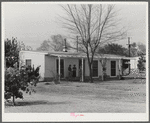 Phoenix, Arizona. Camelback Farms, FSA (Farm Security Administration) project. Neighbors meeting at one of the houses