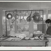 NYA (National Youth Administration) girls help in kitchen of the Cairns General Hospital at the FSA (Farm Security Administration) farm workers' community. Eleven Mile Corner