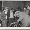 Pinal County, Arizona. Defense training project, U.S. Department of Education welding school. All these men and boys live on the farms and ranches nearby. Some men, who are agricultural workers living at the FSA (Farm Security Administration) farm workers' community at Eleven Mile Corner, attend this class