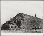 Coolidge, Pinal County, Arizona. Casa Grande Farms, FSA (Farm Security Administration) project. Baled hay