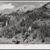 Looking toward and above timberline. Telluride, Colorado