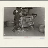 Kitchen corner of James Kelleher's house. He is a hired man living near Grand Ridge, Illinois