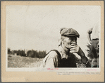 Farmer at S.W. Sparlin's auction sale, Orth, Minnesota