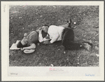 Tired picnickers, Fourth of July, Vale, Oregon