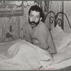 Mexican with advanced case of tuberculosis. He was in bed at home with other members of the family sleeping and living in the same room. Crystal City, Texas