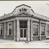 Deserted bank in Tombstone. Bisbee, Arizona, is the trading and banking center for this section