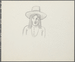 Untitled [Half-length figure with hat]