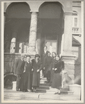 Yeichi Nimura and Lisan Kay in Budapest with the Donners and their daughters