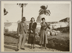 Greenberg the chauffeur, Virginia Lee, and Lisan Kay in Palestine