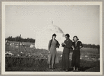 Virginia Lee, Yeichi Nimura, and Lisan Kay at the Tomb of Benjamin