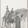 Lisan Kay and Yeichi Nimura at the Pyramids near Cairo, Egypt
