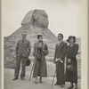 Hubert Carlin, Lisan Kay, Yeichi Nimura, and Virginia Lee in front of the Sphinx near Cairo, Egypt