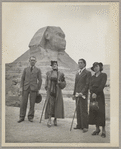 Hubert Carlin, Lisan Kay, Yeichi Nimura, and Virginia Lee in front of the Sphinx near Cairo, Egypt