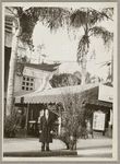 Yeichi Nimura in front of Grauman's Chinese Theatre in Hollywood, California
