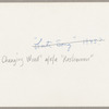 Performance of A Changing Wind aka Rashomon