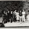 The cast of Tropic Etude at Jacob's Pillow (left to right): Leslie James, Toriana Santiago, Nora Schaerer, Judy Fischer, Veronika Mlakar, Dean Crane, Lisan Kay, Cynthia Gutierrez, and Jose Gutierrez
