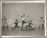 Veronika Mlakar and Dean Crane (center) rehearsing Tropic Etude
