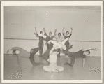 Veronika Mlakar and Dean Crane (center) rehearsing Tropic Etude