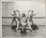 Veronika Mlakar and Dean Crane (center) rehearsing Tropic Etude, with (left to right) Leslie James, Judy Fischer, Tori Santiago, and Nora Schaerer in background