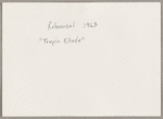 Tropic Etude, rehearsal