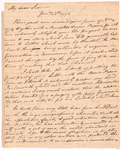 Letter from Arthur Lee