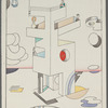 Untitled [Structure with figures on balconies]