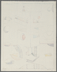 Untitled [Structure with figures on balconies]