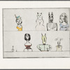 Untitled [Seven large figures; two small]