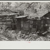 Side view of shacks of Work Projects Administration worker and old mine foreman and families, Charleston, West Virginia