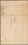 Letter from Thomas Mifflin
