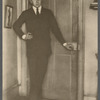 Portrait photograph of Max Beerbohm in London by Alvin Langdon Coburn