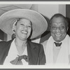 Writers Toni Morrison and James Baldwin at the Schomburg Center for Research in Black Culture for the 1986 Founder's Day celebration